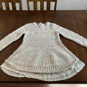 Miumi sweater with lace detail, size S